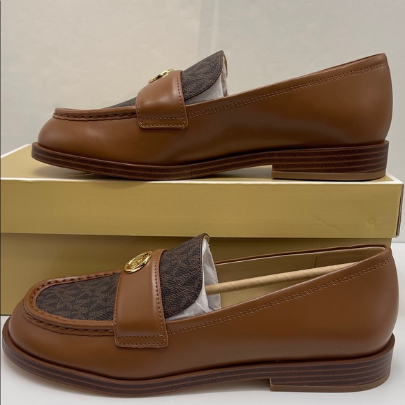 Michael Kors Shoes - Michael Kors HANNAH LOAFER
FAUX LEATHER
49F5HNFP2L
Brown